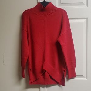 NWOT Anthropologi Maeve Crystal Tunic Sweater Pink Rose, Size M